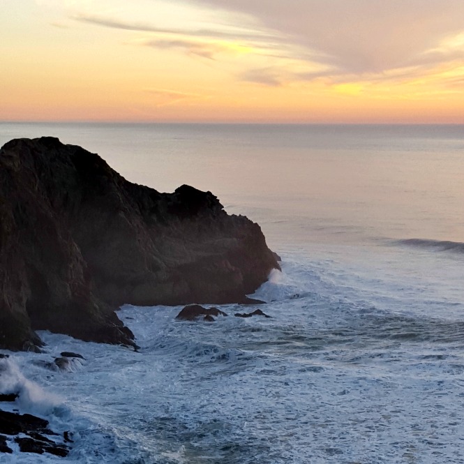 Sunset along the Pacific Coast