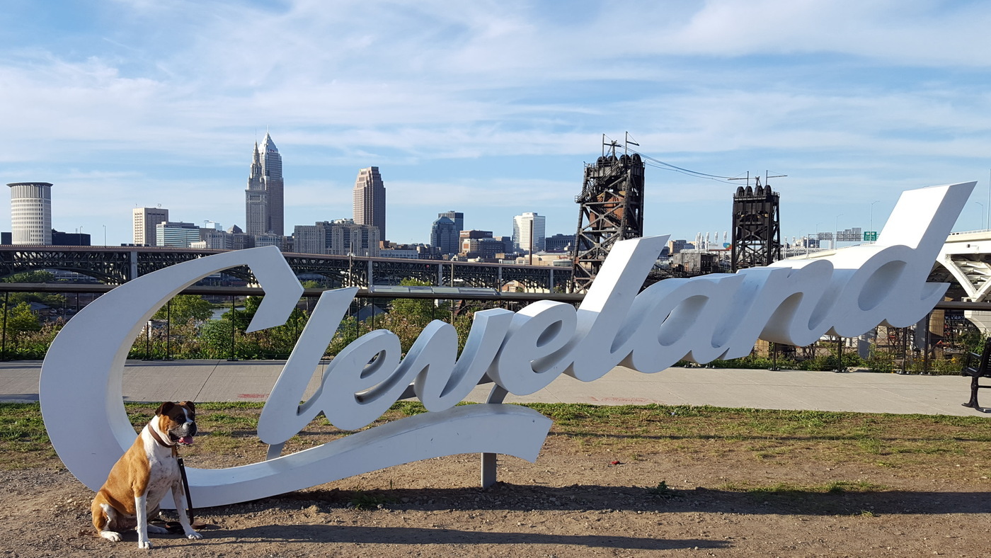 Nena Downtown Cleveland Sign Tremont